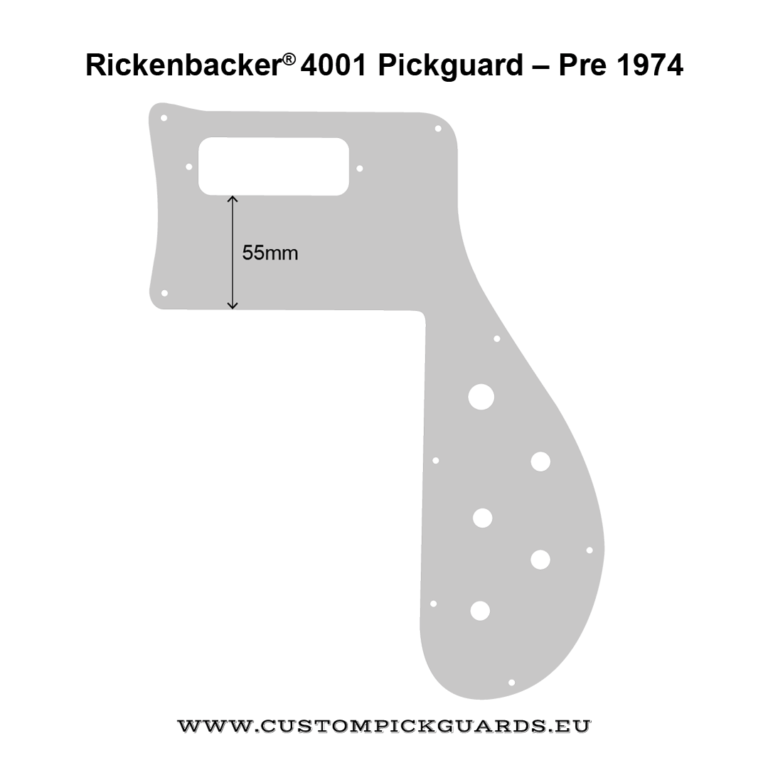 Schlagbrett für Rickenbacker 4001 Bass
