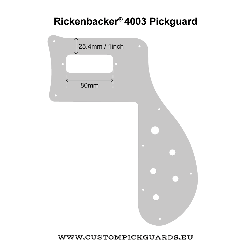 Schlagbrett für Rickenbacker 4003 Bass