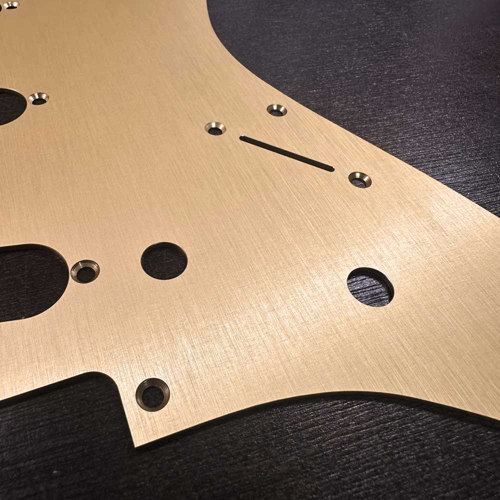Schlagbrett aus eloxiertem Aluminium für Fender Stratocaster SSS