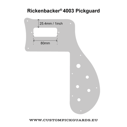Schlagbrett für Rickenbacker 4003 Bass