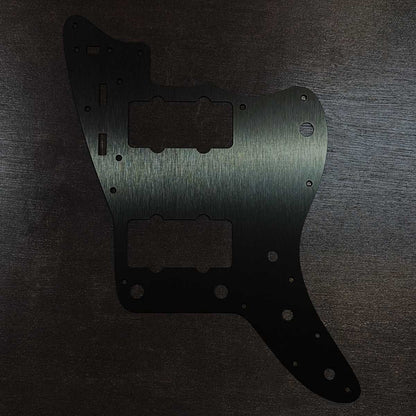Black Anodized Aluminum Pickguard for Fender Jazzmaster
